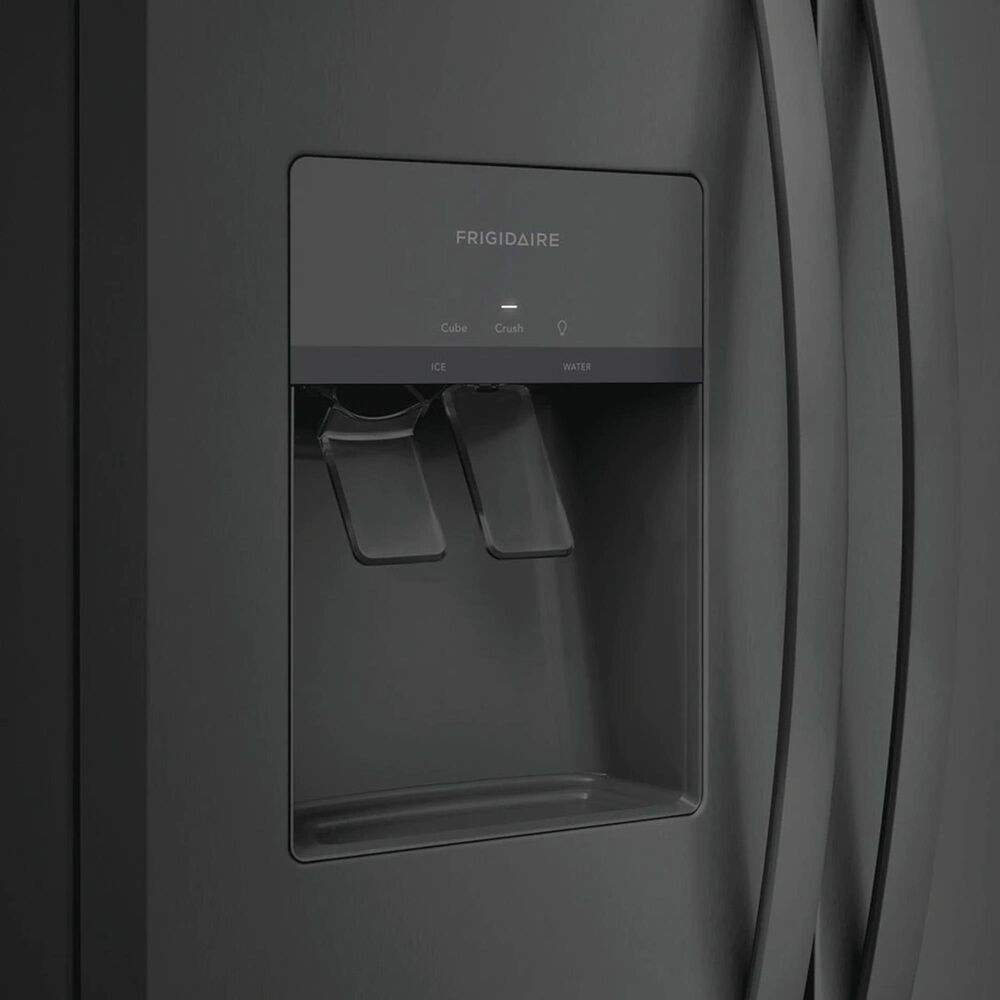 Frigidaire 25.6 Cu. Ft. Standard Depth Side-by-Side Refrigerator in Black Stainless Steel, , large