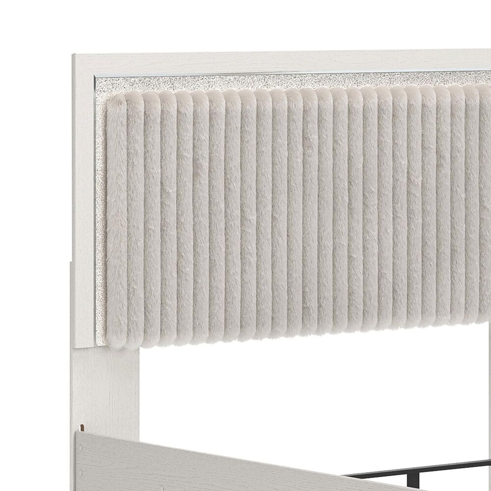 Ashley Zuraleus Queen Panel Bed in Matte White, , large