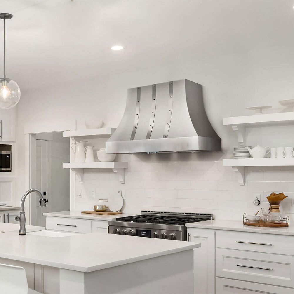 Elica Oristano 36" Wall Mount Range Hood in Stainless Steel, , large