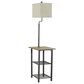 Ashley Shianne Floor Lamp in Black and Antique Brown, , large