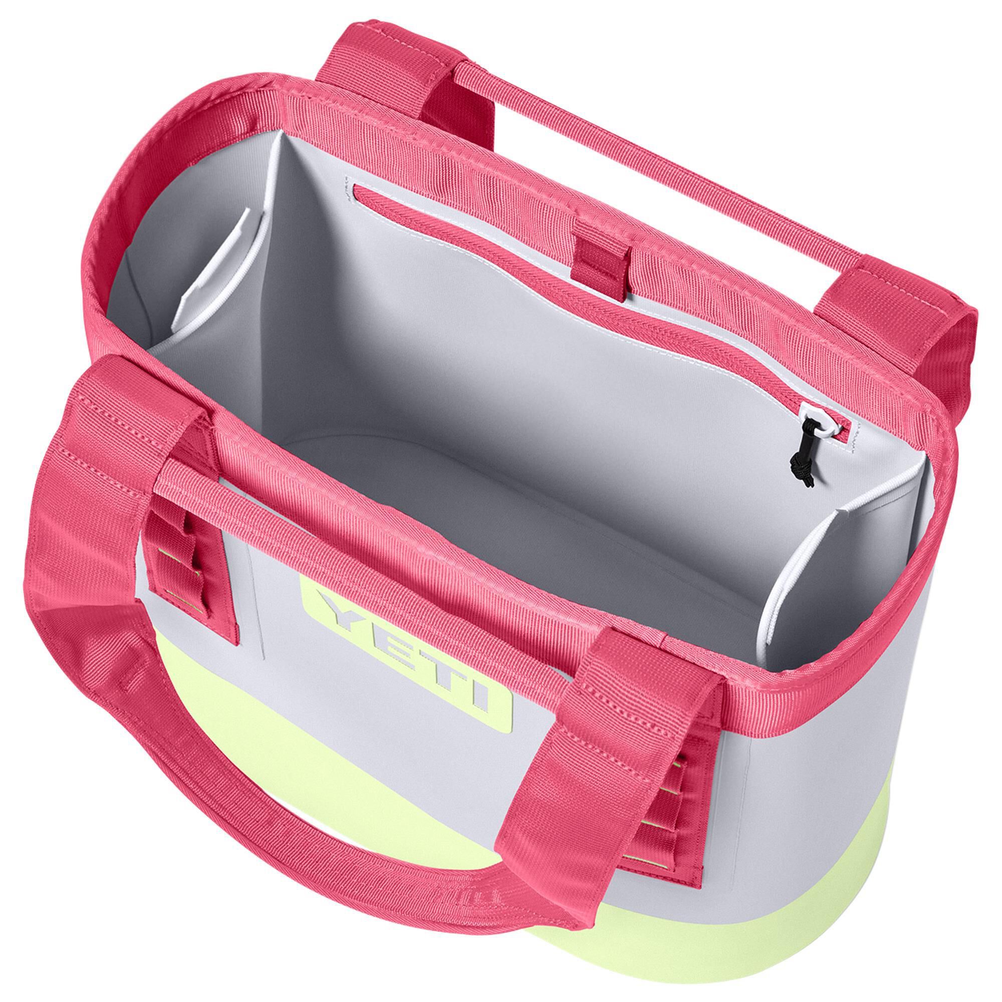 YETI Camino 20L Carryall Tote Bag in Mist, Pink and Grasshopper