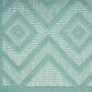 Nourison Versatile 5" x 7" Aqua and Teal Indoor/Outdoor Area Rug, , large