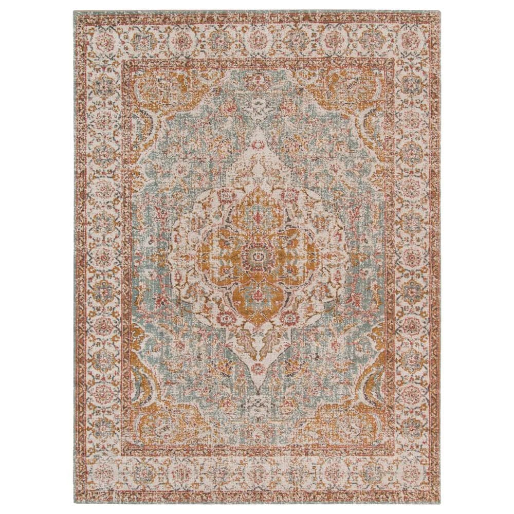 Amer Rugs Eternal 8"11" x 11"11" Sea Mist and Ivory Area Rug, , large