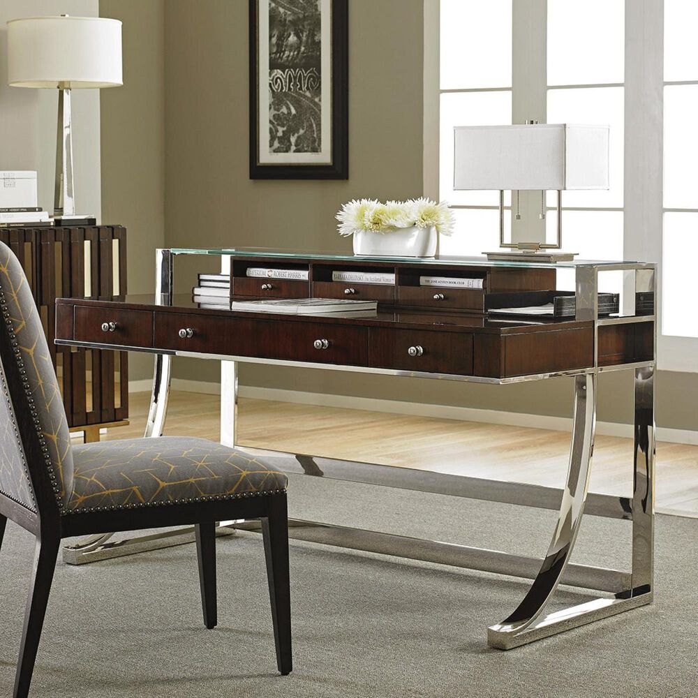 Sligh Studio Designs Andrea Writing Desk in Walnut Nebraska Furniture