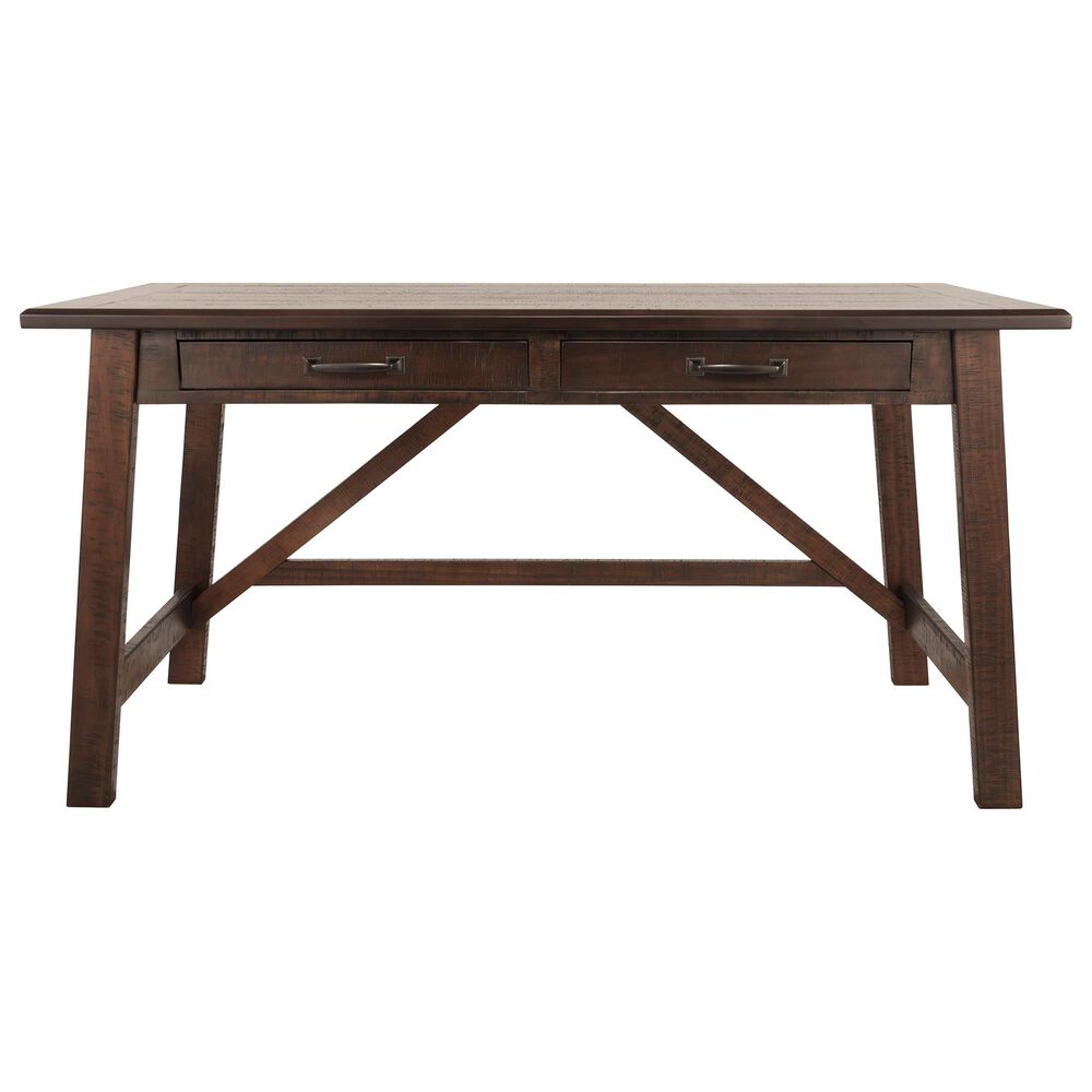 Ashley Baldridge Large Leg Desk in Rustic Brown, , large