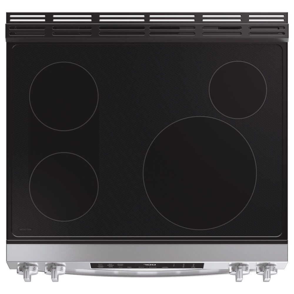 GE Profile 5.3 Cu. Ft. Smart Slide-In Induction Range in Fingerprint Resistant Stainless Steel, , large