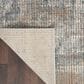 Nourison Quarry Abstract 2"2" x 3"9" Blue and Beige Area Rug, , large