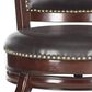 Safavieh Pasquale Swivel Bar Stool in Sierra Brown/Brown, , large