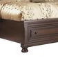 Millenium Porter Queen Sleigh Bed with Storage in Burnished Brown, , large