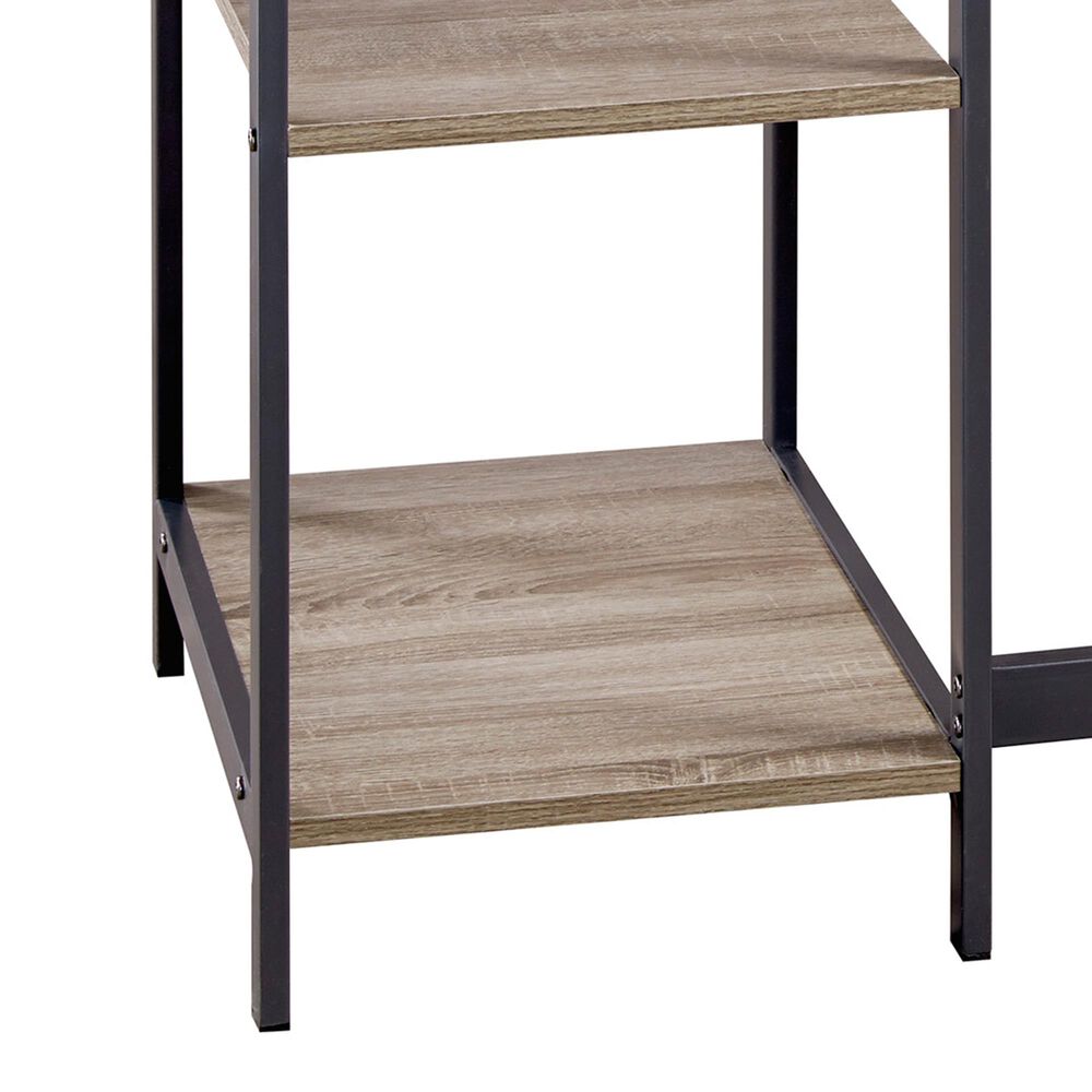 Signature Design by Ashley Soho Home Office Desk and Shelf in Brown and Black, , large