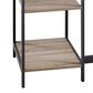 Signature Design by Ashley Soho Home Office Desk and Shelf in Brown and Black, , large