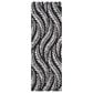 Safavieh Micro-Loop MLP170H 2"3" x 7" Charcoal and Ivory Runner, , large