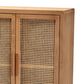 Baxton Studio Alina 2-Door Accent Storage Cabinet in Medium Oak, , large