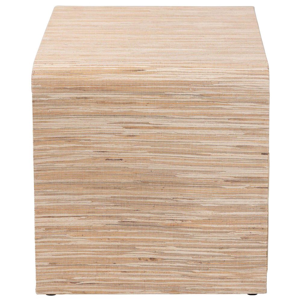 Baxton Studio Hannah 1-Drawer Nightstand in Natural, , large