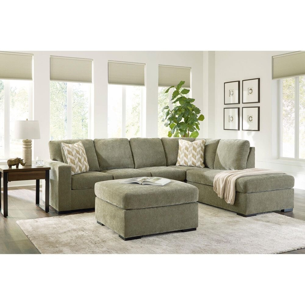 Ashley Bridgepoint 2-Piece Right Facing Sectional with Chaise in Moss, , large
