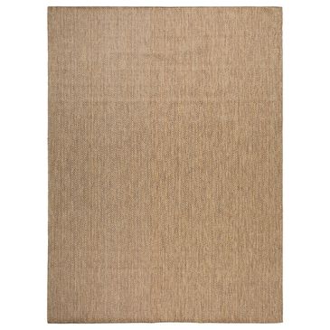 Nourison Horizon HOZ02 Natural 10" x 14" Indoor/Outdoor Area Rug, , large