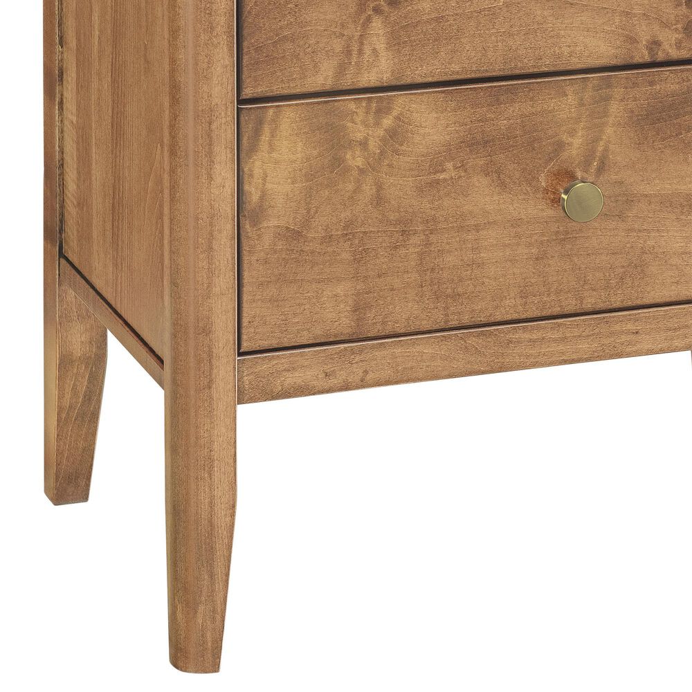 Archbold Furniture Warren 2 Drawer Nightstand in Harvest Finish, , large