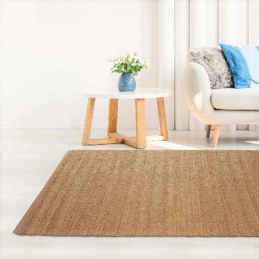 L&amp;R Resources Natural Fiber 03389 Natural 7'9" x 9'9" Area Rug, , large