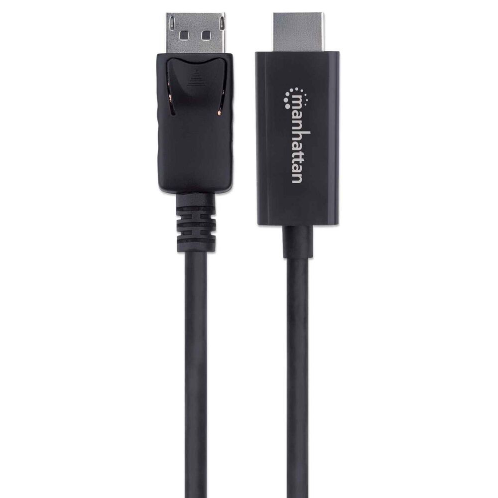 Manhattan 10&#39; DisplayPort Male to HDMI Male Cable in Black, , large