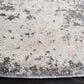 Safavieh Aston 6"7" Round Ivory and Grey Area Rug, , large