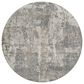 Dalyn Rug Company Kochi KC7 Gray 8" Round Area Rug, , large