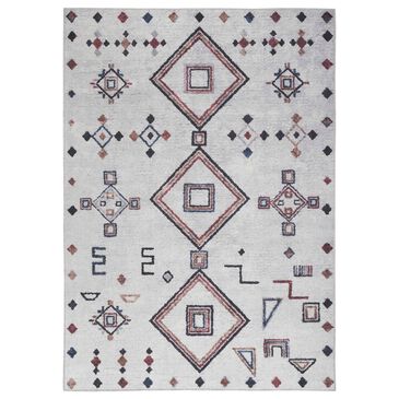 Nourison Machine Washable Series 1 2" x 4" Ivory and Multi Area Rug, , large