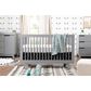Babyletto Hudson 3-In-1 Convertible Crib and Toddler Conversion Kit in Grey, , large