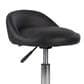 Impressions Vanity Shauna Swivel Vanity Stool with Black Cushion in Silver, , large