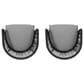 Hearth and Haven Candlewood Outdoor Club Chair with Gray Cushion in Black (Set of 2), , large