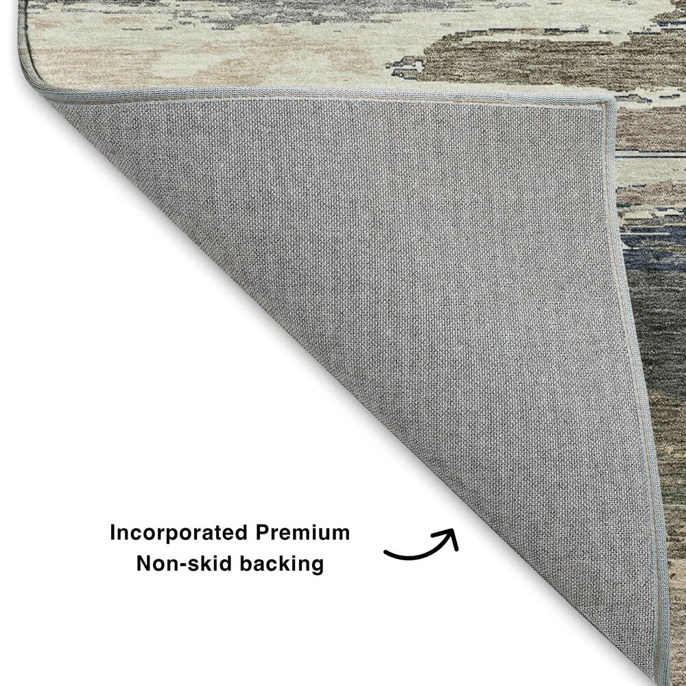 37B Trevi TV8 8&#39; x 10&#39; Black Area Rug, , large