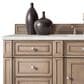 James Martin Vanities Bristol 60" Single Bathroom Vanity in Whitewashed Walnut with 3 cm Lime Delight Quartz Top and Rectangular Sink, , large