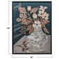 Creative Coop Collected Notions 48" x 36" Flowers and Vase Wall Art in Multicolor, , large