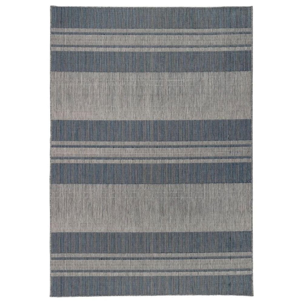 Amer Rugs Maryland 4" x 6" Blue and Ivory Area Rug, , large