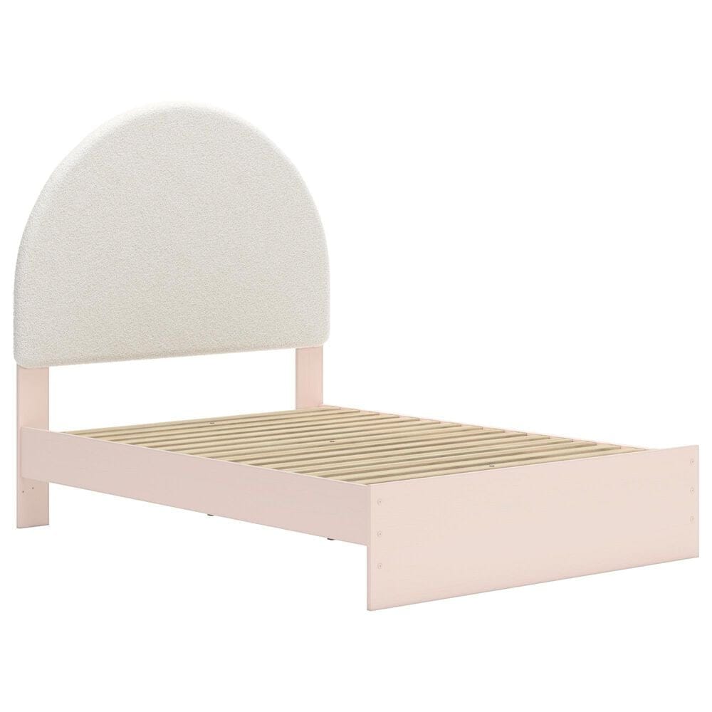 Ashley Wistenpine Full Upholstered Panel Bed with 1 Storage Unit, , large