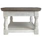Ashley Havalance Lift Top Coffee Table in Weathered Gray and Vintage White, , large