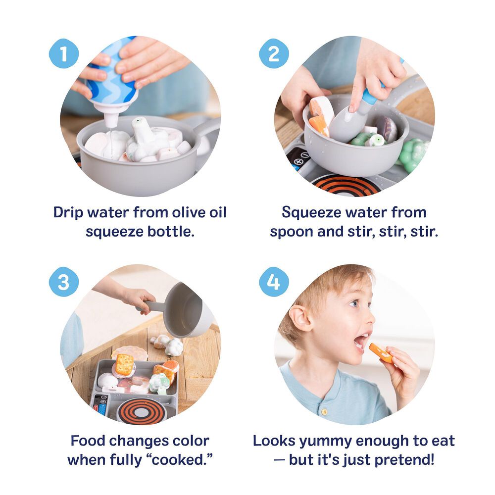 Melissa &amp; Doug Simmer &amp; Stir Stove Top Play Set, , large