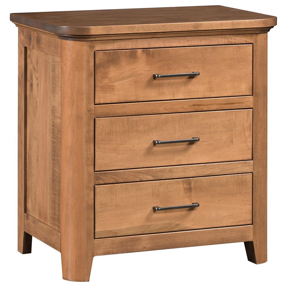 Briarwood Restful Retreat 3 Drawer Nightstand in Iced Coffee, , large