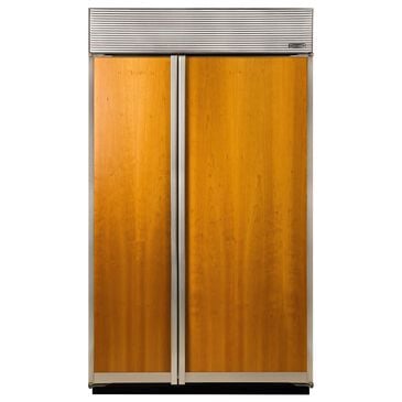 Sub Zero Framed Door Panel Retrofit Kit for BI-48S in Stainless Steel, , large