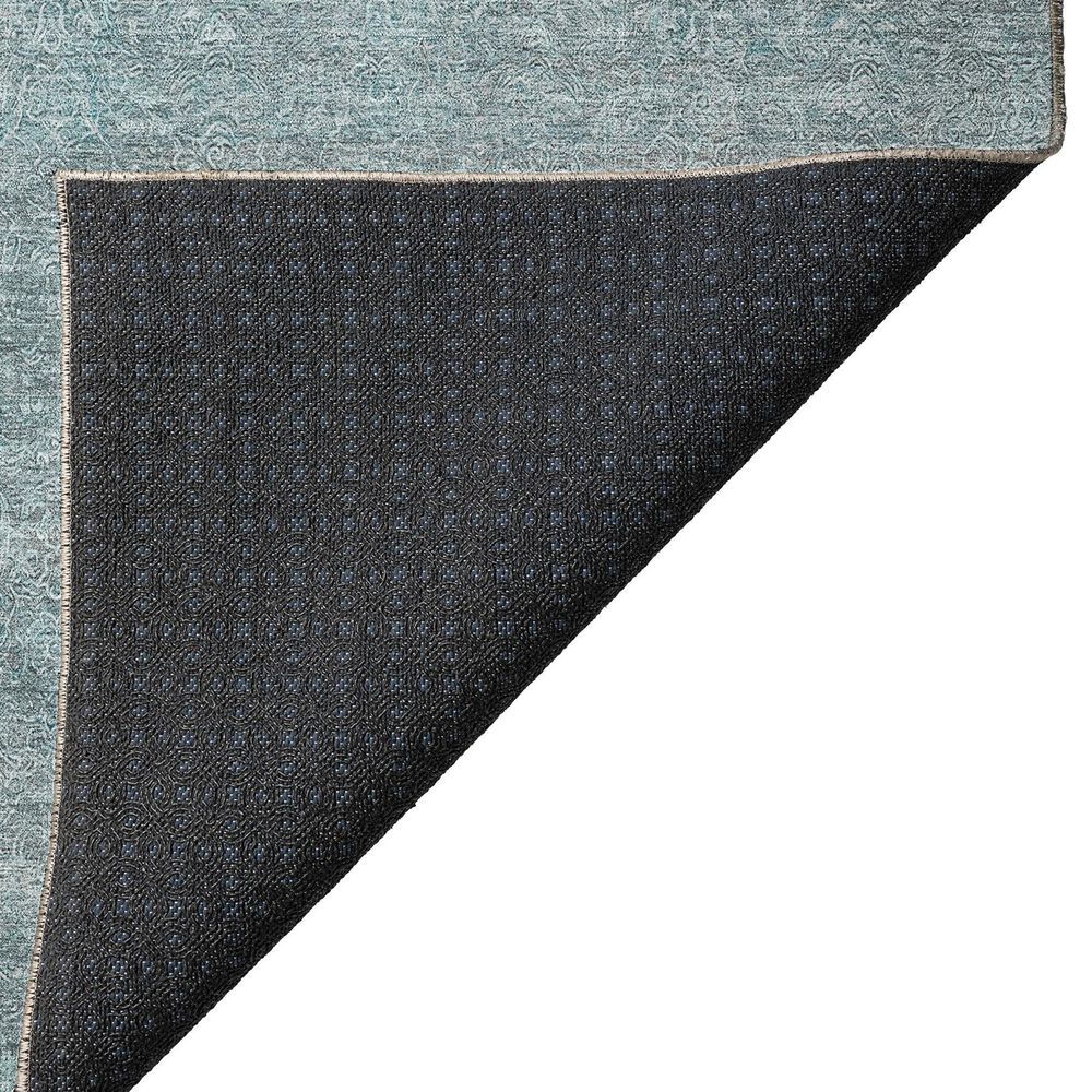 Dalyn Rug Company Burano BU1 2&#39;3&quot; x 7&#39;6&quot; Seafoam Indoor/Outdoor Runner, , large