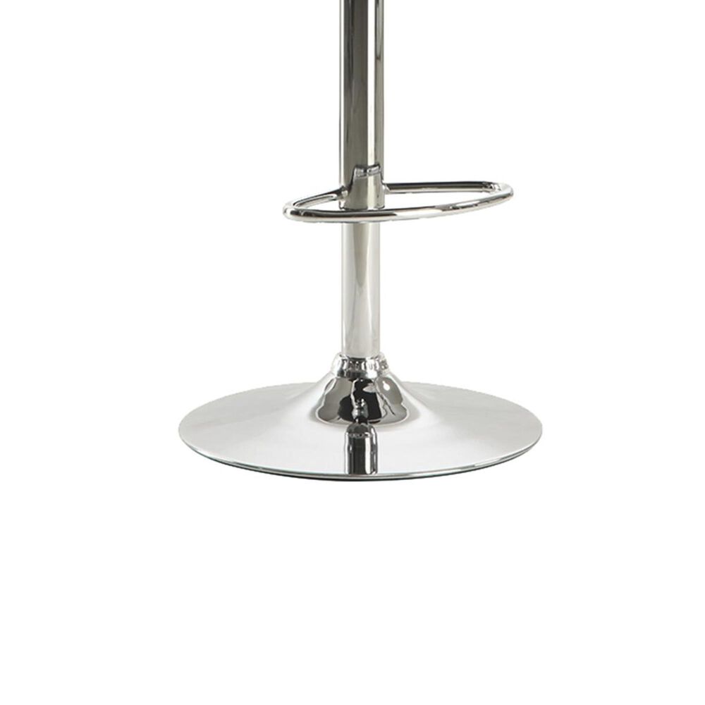 Pacific Landing Adjustable Waffle Bar Stool in Black - Set of 2, , large