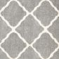 Safavieh Parma Shag PMA521G 6"7" Round Grey and Cream Area Rug, , large