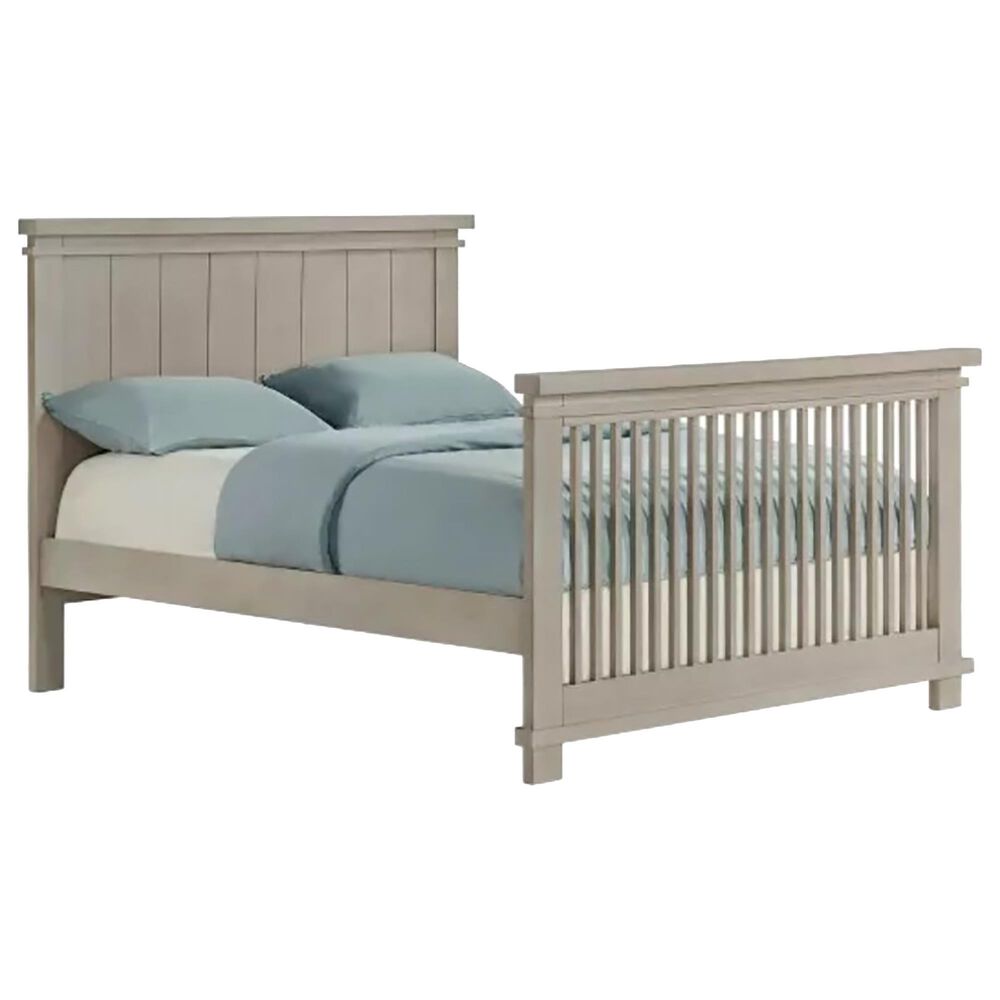 Oxford Baby Hampton 4-In-1 Convertible Crib in Stone Wash, , large