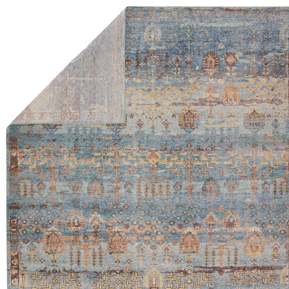 Jaipur Eden Acantha 3&#39; x 10&#39; Aegean Blue Runner, , large