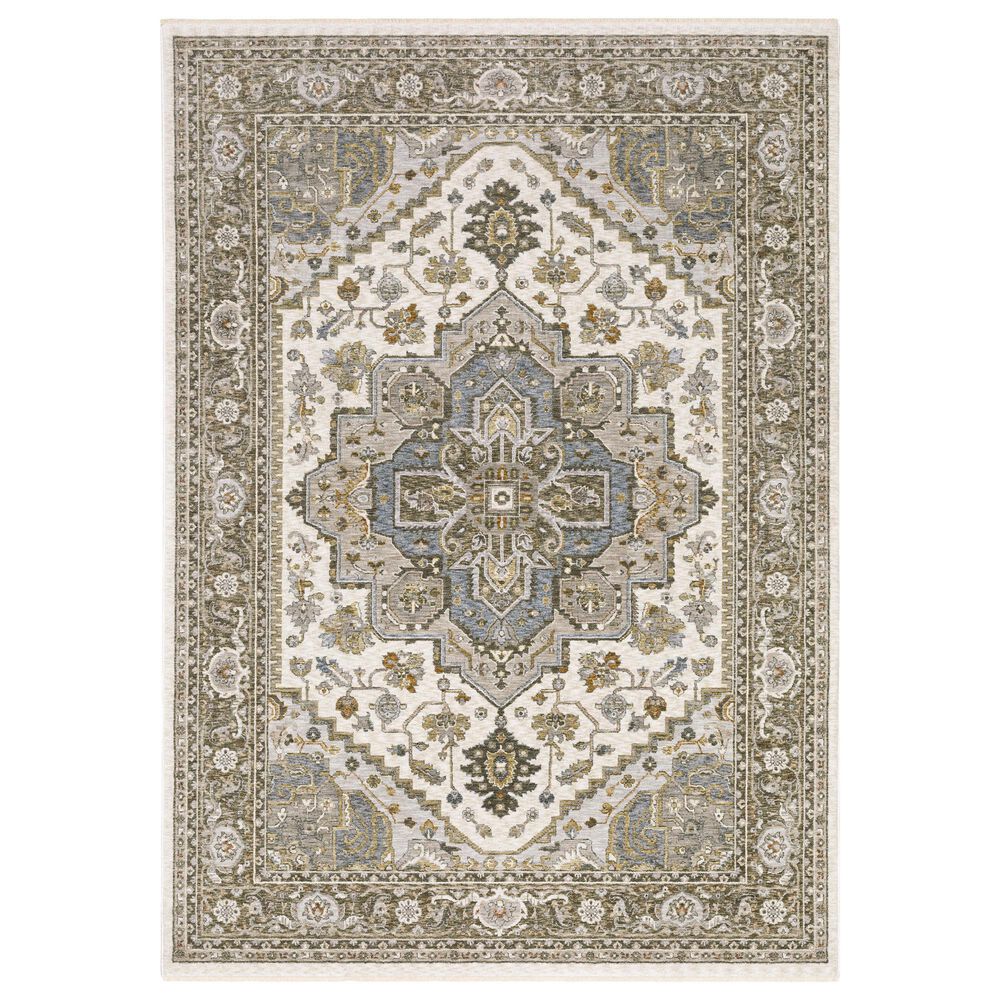 Oriental Weavers Maharaja 2" x 3" Ivory Area Rug, , large