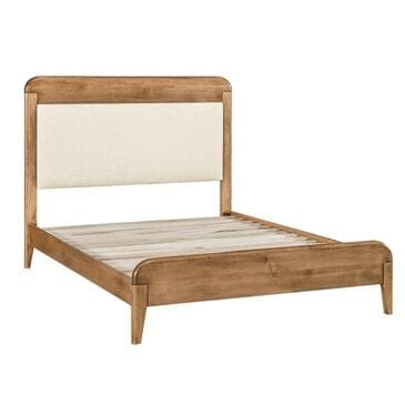 Archbold Furniture Warren Queen Platform Bed in Warm Harvest, , large