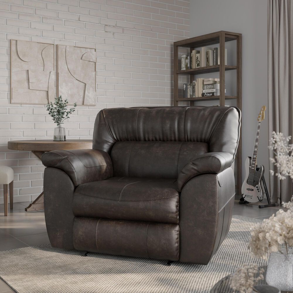 Catnapper Extra Wide Cuddler Manual Recliner in in Godiva Shop NFM