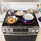 GE Appliances 30" Slide-In Electric Range with Crisp Mode in Black, , large
