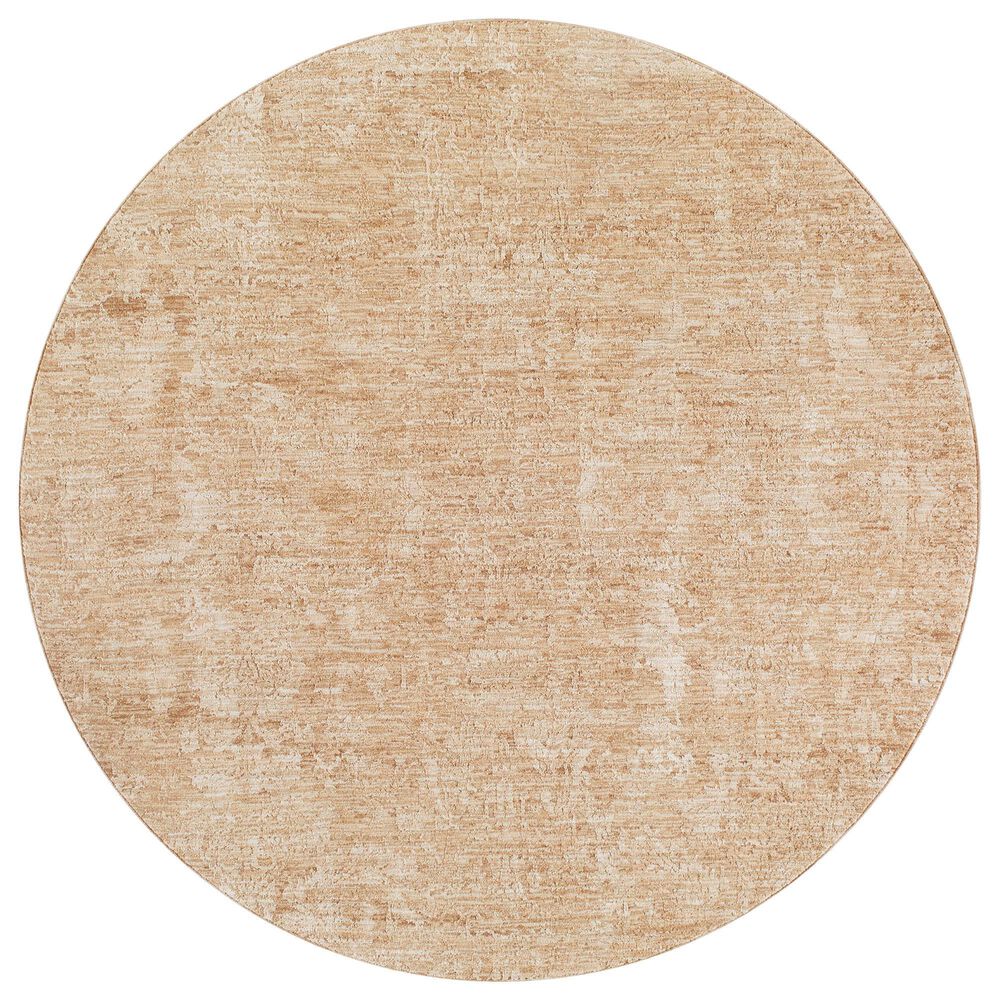Surya Masterpiece MPC-2316 Beige, Tan and Medium Brown 7"10" Round Area Rug, , large