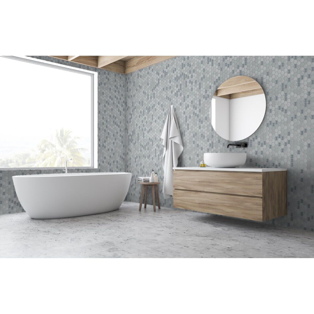 Emser Glitz Glory 12&quot; x 12&quot; Glass Mosaic Sheet, , large
