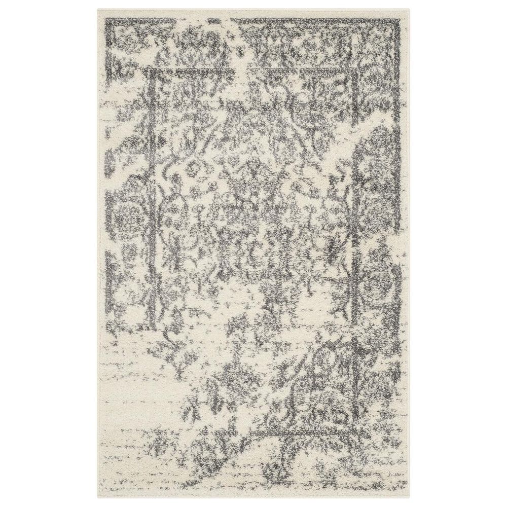 Safavieh Adirondack ADR101B-3 3&#39; x 5&#39; Ivory/Silver Area Rug, , large